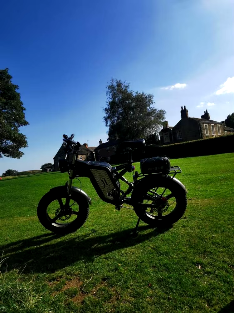 Click to view full screen EKX X20 Fat Tire Electric Bike photo review