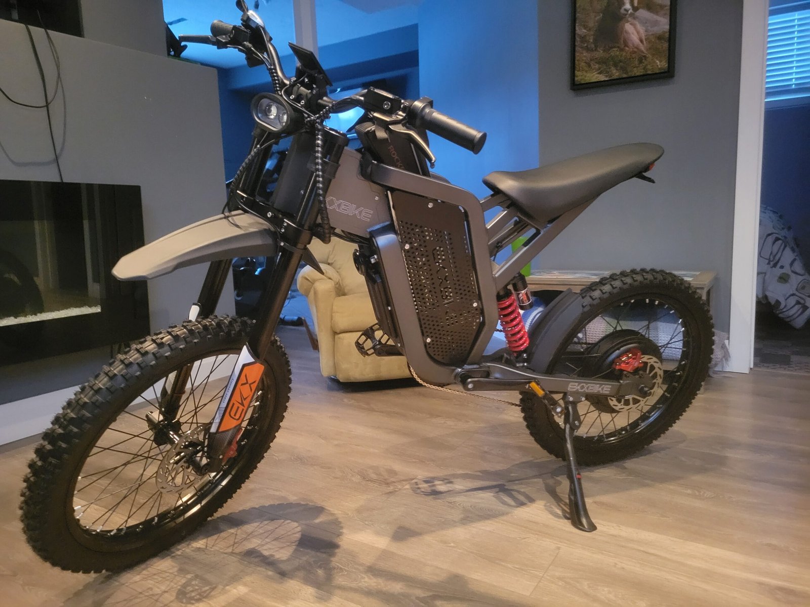 Click to view full screen EKX X21 Max Electric Dirt Bike photo review